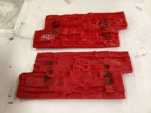 Polyurethane Stamping Concrete Pressure Die for Texture Skin Slate, Stone Pattern Decoration  - Lot 514