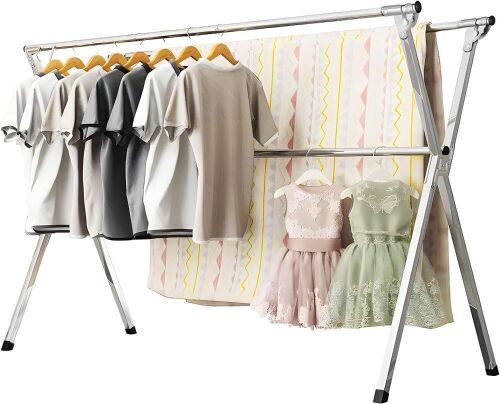 URYAN Stainless Steel Clothes Drying Rack - Lot 543