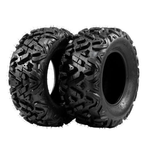 Set of 2 6PR All Terrain ATV UTV Tires, 25x8-12, Tubeless - Lot 84