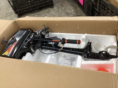 2 Stroke 3.6HP 55CC Outboard Boat Motor with Water Cooling CDI System - Lot 42