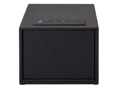 Stack-On Quick Access Safe Electronic Lock With Shelf, Black - Lot 60