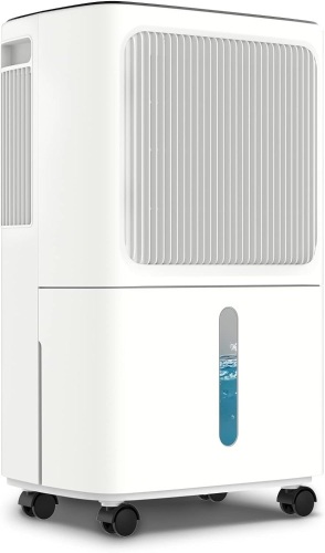30 Pint Dehumidifiers for Home with Drain Hose, VEAGASO 2,500 Sq.Ft Dehumidifier for Basement, Large Room, Bathroom, Three Operation Modes, Intelligent Humidity Control, Dry Clothes, 24HR Timer - Lot 61