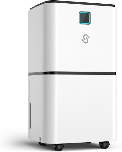 2000 Sq. Ft Dehumidifier for Large Room and Basements, HUMILABS 30 Pints Dehumidifiers with Auto or Manual Drainage, 0.528 Gallon Water Tank with Drain Hose, Intelligent Humidity Control,Auto Defrost - Lot 133