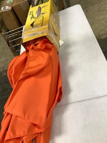 One Toucn Instant Gazebo orange  - Lot 148