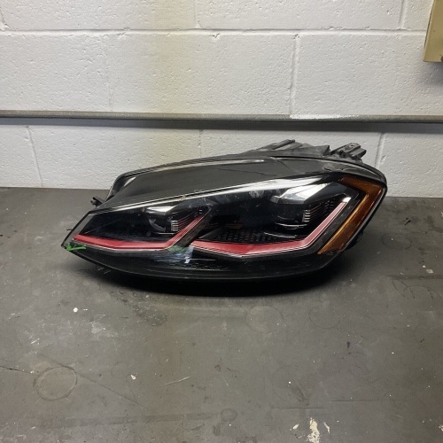 2018-2021 Volkswagen Golf | GTI MK7 LEFT Driver OEM FULL LED Headlight Lamp - Lot 197