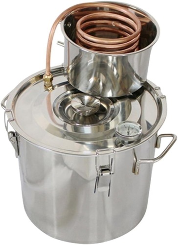 Creation Core 8L 2Gal whisky Home Brandy Distiller Still Alcohol Distillation Equipment Spirits Distillers Wine Making Essential Oil Boiler   - Lot 197A