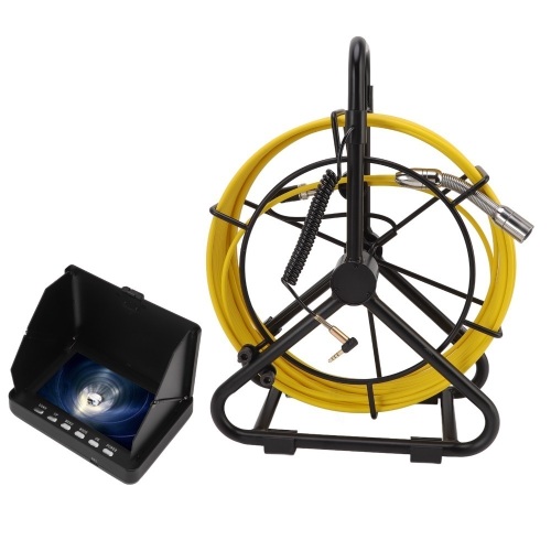 Pipe Sewer Inspection, Easy To Operate Pipe Snake Cam 4.3in LCD IP68 Protection For Underground Pipeline - Lot 172