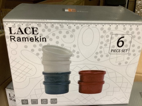Fun Elements Lace Ramekin 6 Piece Sets 48 Bowls  per case  - Lot 232