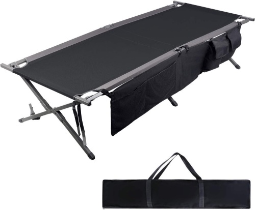 PORTAL Folding Portable Camping Cot 83" XL Pack-Away Tent Sleeping Cot Bed  - Lot 252