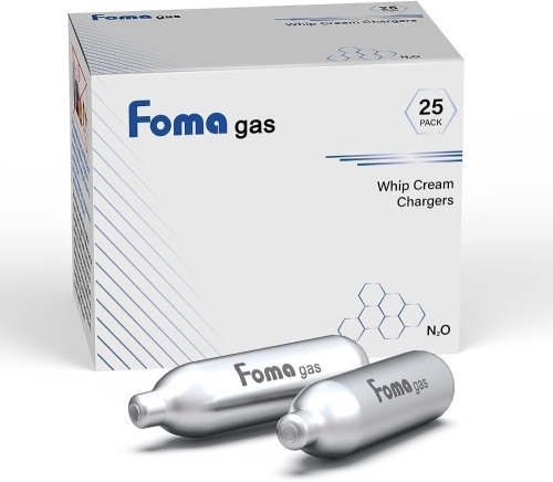 FOMAGAS Whipped Cream Chargers, 50 Pack - Lot 3525