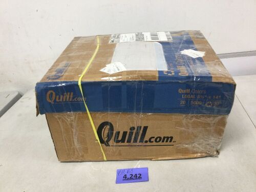 Quill Brand 8.5" x 14" GREEN Colored Paper - Lot 4242