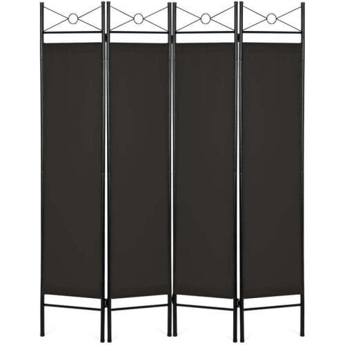 4-Panel Folding Privacy Screen Room Divider Decoration Accent, 6ft - Lot 4328