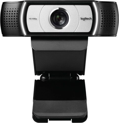 Logitech C930e 1080P HD Video Webcam - 90-Degree Extended View, Microsoft Lync 2013 and Skype Certified - Black - Lot 4486