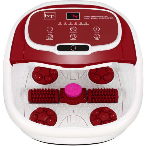 Automatic Heated Shiatsu Massage Foot Bath Spa w/ Pumice Stone - Lot 4566
