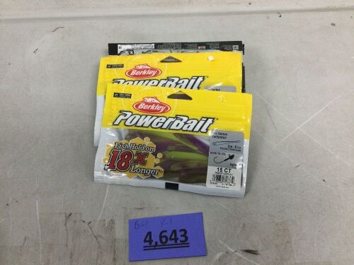 Set of 6 Power bait Pro Series Twitchtail - Lot 4643