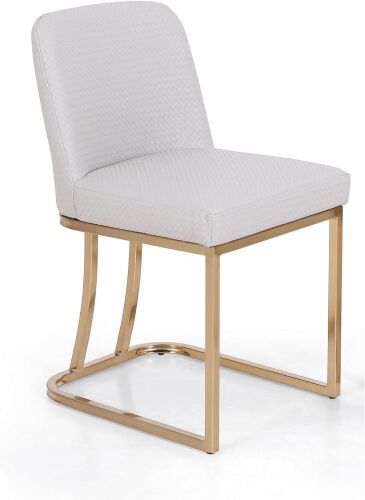 ALPHA HOME Upholstered PU Leather Dining Room Chair  - Lot 564