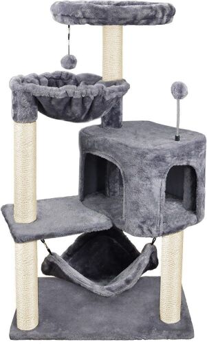 Cat Tower with Hammock  - Lot 583
