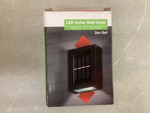 Lot of (36) LED Solar Wall Lamp - Lot 901