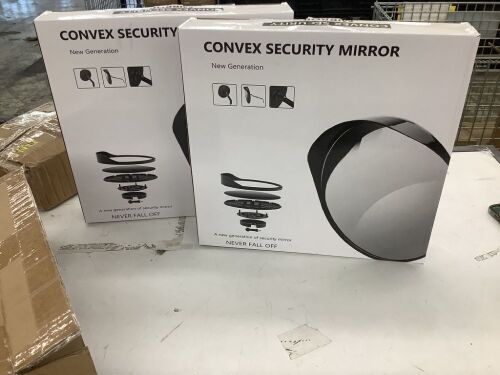 Lot of (2) Convex Security Mirror - Lot 396