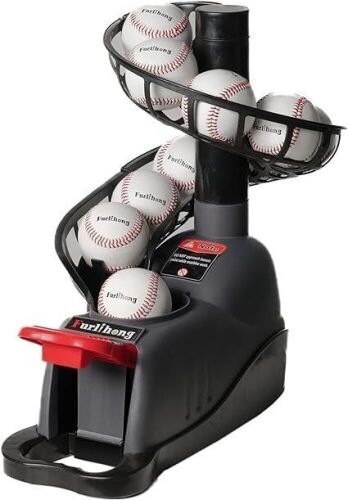 Furlihong 898BH Baseball Soft Toss Machine, Angle Adjustable, Step On Paddle and Release to Launch - Lot 362