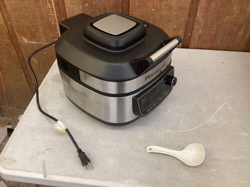 PowerXL Grill Air Fryer 12-in-1 Combo 6 QT - Missing Glass Lid  - Lot 520