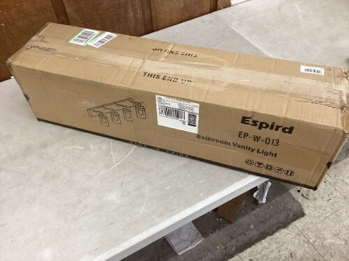 Espird 4 Light Vanity Light Fixture  - Lot 625