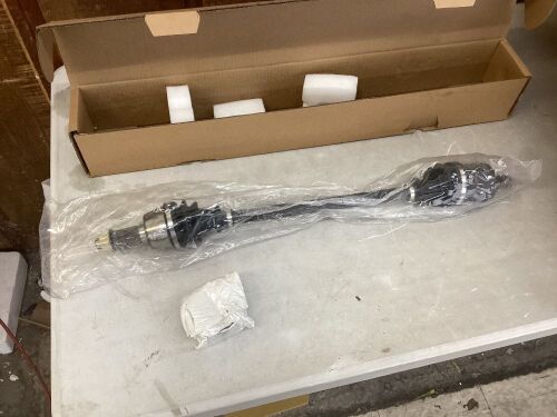 Pair of CV Axles with Bearings, Unknown Fit  - Lot 460