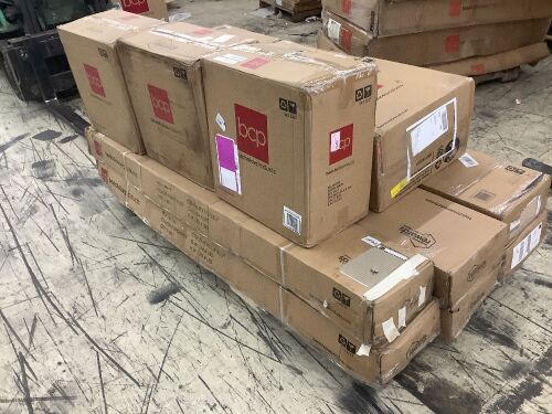 Lot of (6) Cantilever Patio Umbrellas & (6) Bases - Uninspected - Lot 111