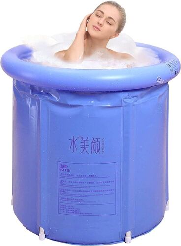 G Ganen Portable Foldable Inflatable 3 Layer PVC Freestanding Bathtub, 29.5"  - Lot 461