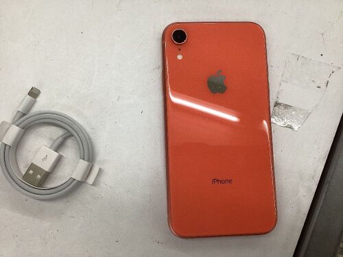 Apple iPhone XR 64GB Coral, Unlocked  - Lot 459
