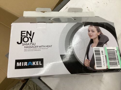 Mirakel Shiatsu Massager with Heat  - Lot 904