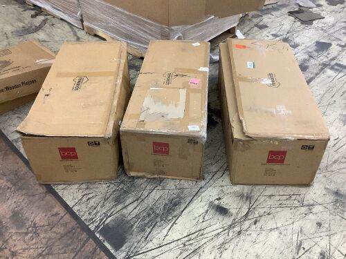 Lot of (3) 60" Pre-Lit Artificial Fir Christmas Wreath w/ LED Lights, Plug-In, PVC Tips - Uninspected, Open Box  - Lot 58