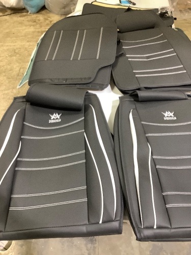 luxury leather universal car seats - Lot 56
