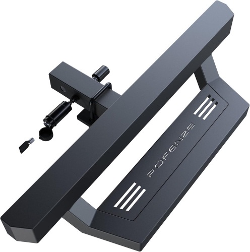 POFENZE Hitch Step fit for Vehicles with 2" Towing Receiver, Protect Rear Bumper Bar - Lot 77