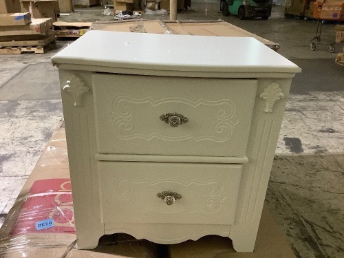 Exquisite 2 Drawer Nightstand - Lot 292