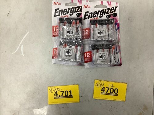 Double A Energizer Battery Pack - Lot 4701