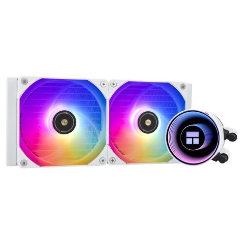 Thermalright Frozen Notte 240 WHITE ARGB Water Cooling CPU Cooler, 240 White CPU Cooler Specifications, Double PWM Fans, S-FDB V2 Bearings, Suitable for AMD/AM4 AM5, Intel LGA 1700/1150/1151/1200/2011 SEALED - Lot 4730
