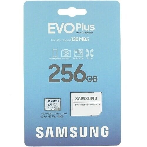 Samsung 256GB EVO Plus MicroSD MicroSDXC - Lot 4832