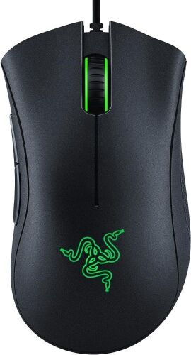 Razer DeathAdder Essential Gaming Mouse: 6400 DPI Optical Sensor - 5 Programmable Buttons - Mechanical Switches - Rubber Side Grips - Classic Black - Lot 4850
