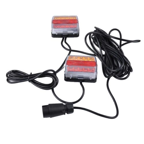 12V Waterproof LED Trailer Lights Stop/Indicator/ +Yellow - Lot 4857