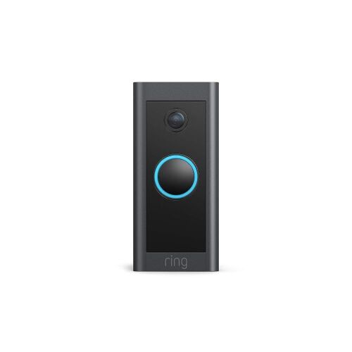 Ring Video Doorbell Wired – Convenient features in a compact design, pair with Ring Chime to hear audio alerts in your home (existing doorbell wiring required) - Lot 4858