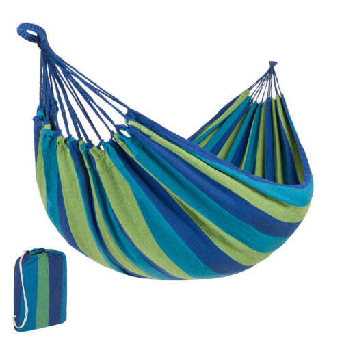 2-Person Brazilian-Style Double Hammock w/ Portable Carrying Bag - Lot 4992