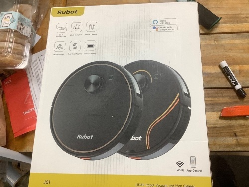 Rubot Lidar Robot Vacuum and Mop Cleaner - Lot 5131