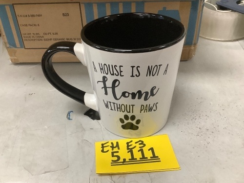 Ceramic Mugs - 6 Pack - Lot 5111