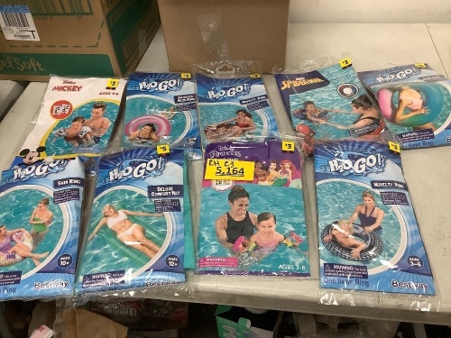 Pool Floaties - 18 Count - Lot 5164