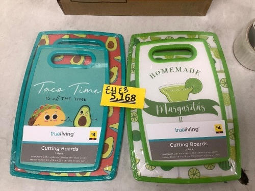 Cutting Boards - 6 Count - Lot 5168