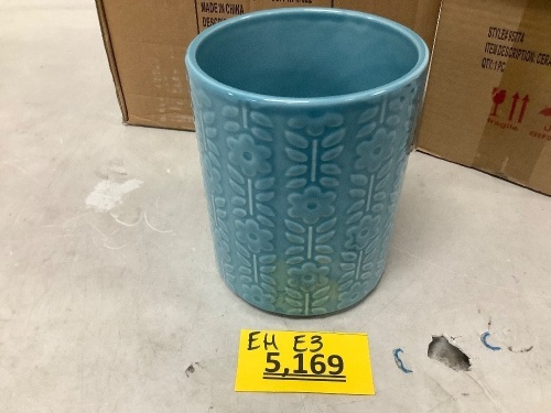 Ceramic Kitchen Utensil Holder - 4 Count - Lot 5169