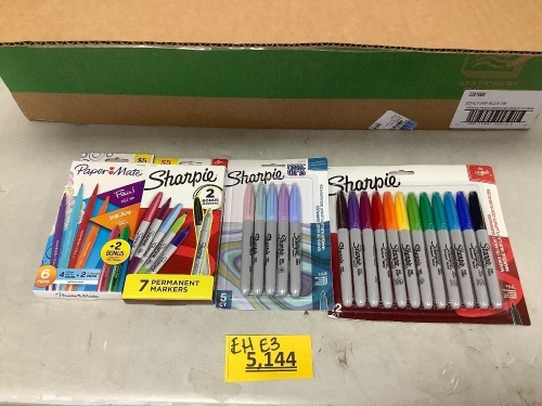 Sharpies & Papermates Felt Tip Markers - Lot 5144