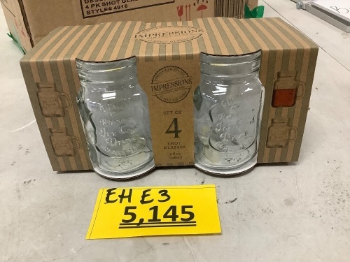TrueLiving Shot Glasses Set - 6 Pack - Lot 5145