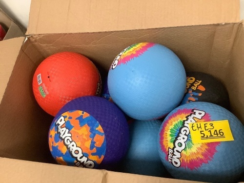 Box of Playground Balls - 8 Count - Lot 5146